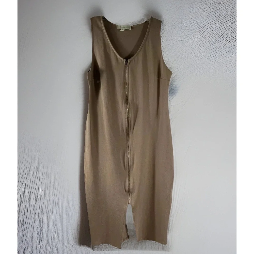 Nicki Minaj Bodycon Tan Brown dress Size L - Picture 1 of 5